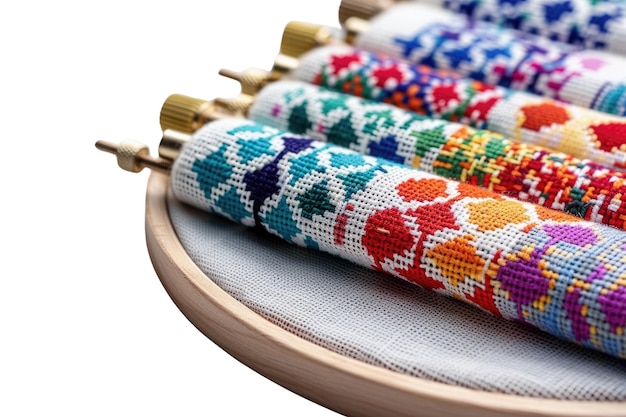 haft tradycyjny na płótnie